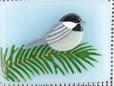 Beau Verre Bird on Spruce Needle Minder