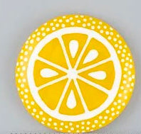 Beau Verre Lemon Slice Glass Needle Minder