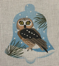 BL08 Owl Snow Bell