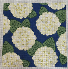 FLR102B-3 Ivory Hydrangea Pillow
