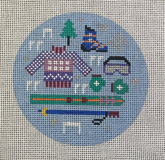 PP873AJ Ski Star Round