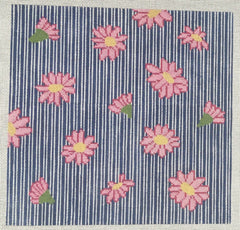 PIL202 Daisy on Blue Stripe
