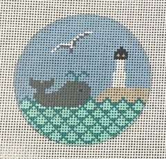 ORN207 Whale and Lighthouse