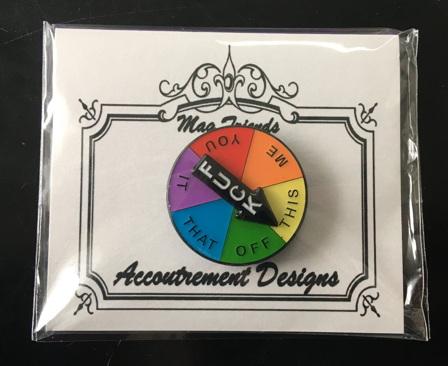 Sweary Spinner Needleminder Magnet