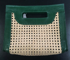 Bali Cane and Leather Bag