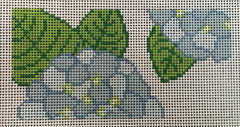 FLR102A-2 Blue Hydrangea Clutch