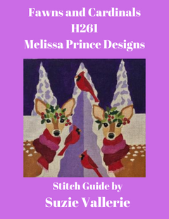 H261 Fawns and Cardinals Stitch Guide