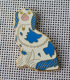 Blue Stratfordshire Dog Needle Minder