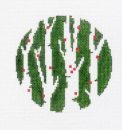 CA-12 Card art ornament-birch trees