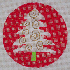 DK-EX28 White Tree on Red