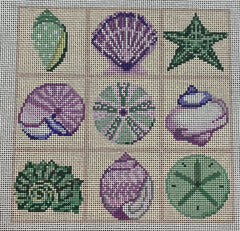 AOK172 Seashell Tic Tac Toe Board