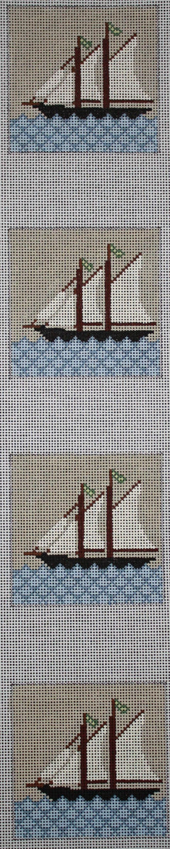 CST213 Sailboats Coaster Strip