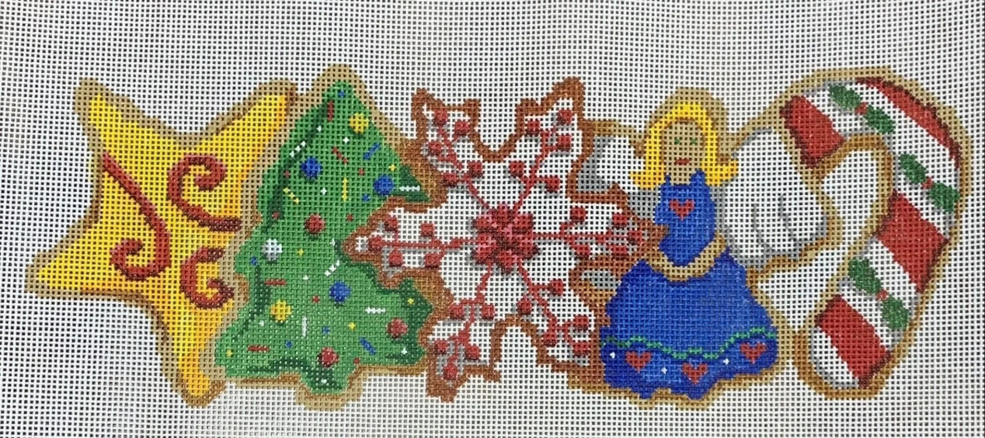 LL-C-1225 Christmas Cookies - 18 Mesh