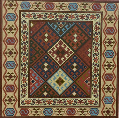 NH-41 Hooks & Flowers - Brown