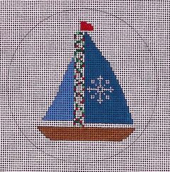 O-076 Christmas Sailboat