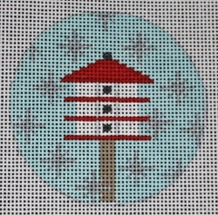 ORN200 Candy Cane Birdhouse
