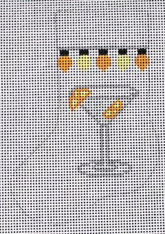 STK239 Lemon Drop Mini Stocking