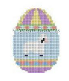 6407 Lamb on Dots Small Egg