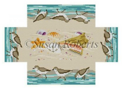 0366 Sandpipers and Seashells Brick Cover