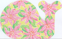 SST-22 Preppy Dahlias Medium Whale
