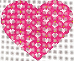 OM-274 Hearts on Pink Mini Heart