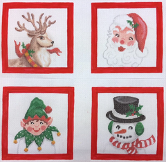 CO4-42 Christmas Character Coasters