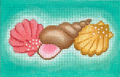 INSPPP-37 Mixed Shells on Caribbean Turquoise Passport Cover