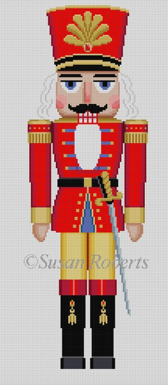 4189 Red Guard With Sword