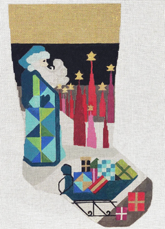 H278 Santa's Rest Stop Stocking