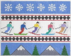 P101 Skiers And Snowboarders