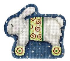 CT2060 White Bunny on Wheels