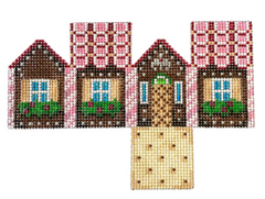 HH407 Pink Grapefruit Roof Mini Cottage