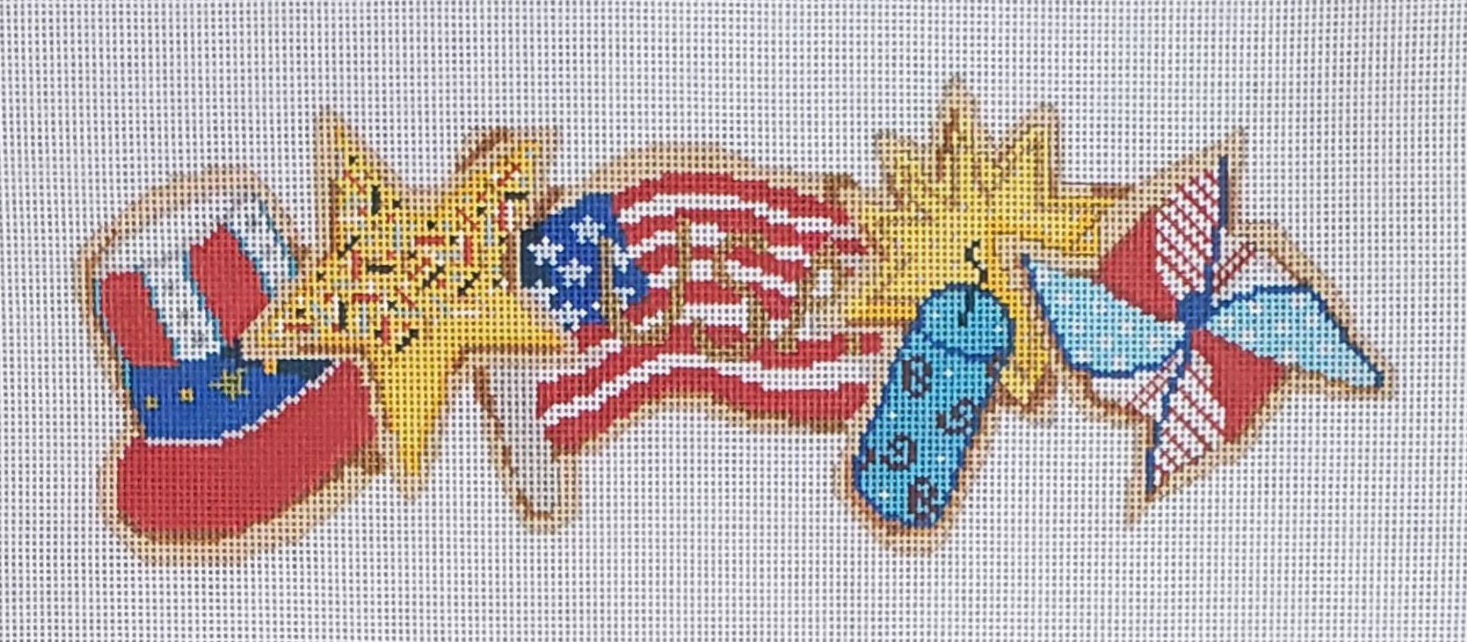 LL-C-1776 4th of July Cookies