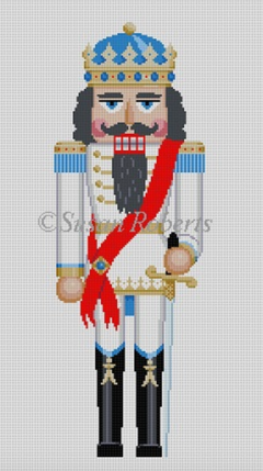 4395 White King Nutcracker - 18"