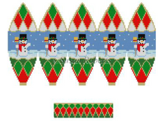 5260 Snowman 3D Hot Air Balloon