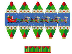 5273 Sleigh and Reindeer 3D Hot Air Balloon