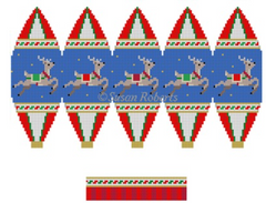 6291 Nighttime Reindeer 3D Hot Air Balloon