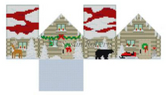 5520-18 Cabin in the Woods 3D Mini House