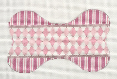 DB-03 Harlequin Pink Dog Bone