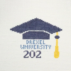 G-60 Drexel University Graduation Cap