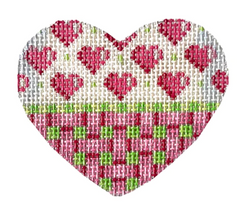 HE631 Hearts And Trellis Mini Heart