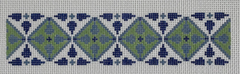AOK118 Blue and Green Key Fob