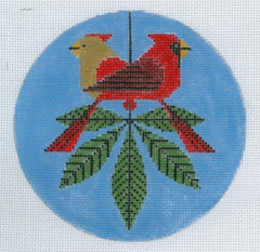 HC-O310 Cardinals Consorting Ornament