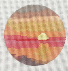 ABC-SH109 Caribbean Sunset Round
