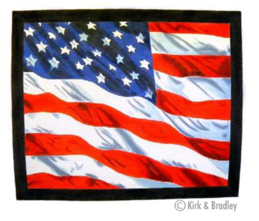 KB022 US Flag – The Enriched Stitch