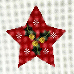 N13 Star with Holly and Bells