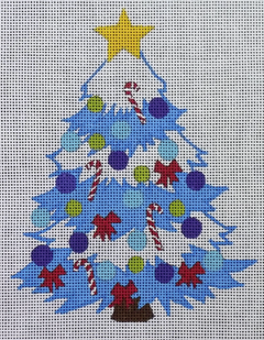 EJ-31A Funky Christmas Tree - Blue