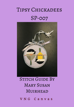 SP-007 Tipsy Chickadees Stitch Guide