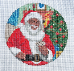 SBS225 Black Christmas Santa