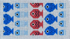 CST112A-1 Just Keep Swimming Clutch Insert - White